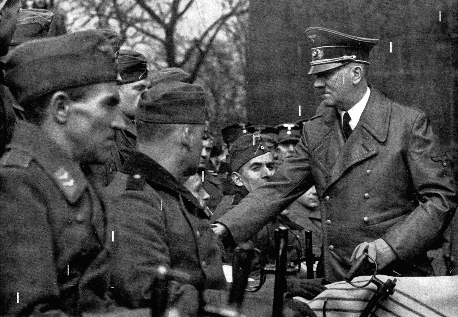 Hitler greeting disabled veterans